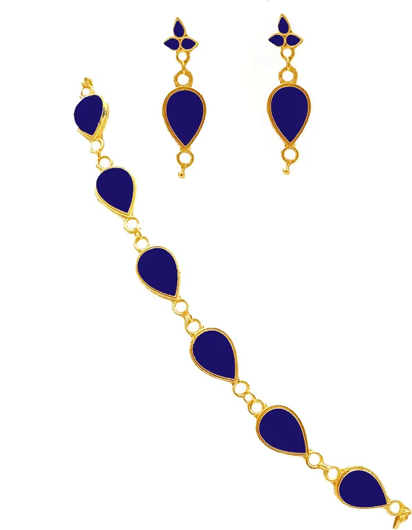 Assamese_Traditional_Blue_Colour_Golpata_Jewellery_Set_For_Women